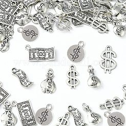 70Pcs 7 Styles Zinc Alloy Pendants&nbsp;TIBEP-CJ0002-46