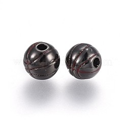 Brass Enamel Beads&nbsp;KK-L179-07B