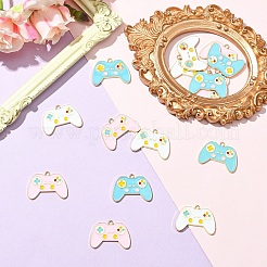 15Pcs 3 Colors Alloy Enamel Pendants&nbsp;ENAM-YW0006-61