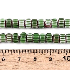 Handmade Millefiori Glass Beads Strands&nbsp;LAMP-T021-27A-05