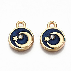 Alloy Enamel Charms&nbsp;X-ENAM-S126-008-RS