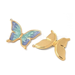 304 Stainless Steel Enamel Pendants&nbsp;STAS-V015-61C-G