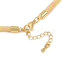 4MM Round Nylon Cotton Cord Necklaces Making&nbsp;NJEW-C106-02G-07