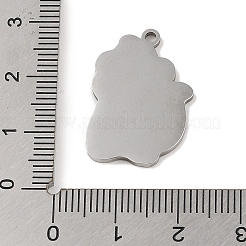 Non-Tarnish 201 Stainless Steel Pendants&nbsp;STAS-C095-10P