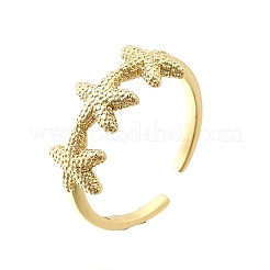 Brass Cuff Rings for Women&nbsp;RJEW-F184-08C-G