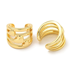 Brass Cuff Earrings&nbsp;EJEW-C104-147G