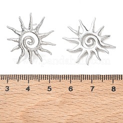 Sun Brass Stud Earrings for Women&nbsp;EJEW-A167-08P