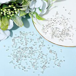 1400Pcs Brass Crimp Beads&nbsp;KK-BBC0022-06B-S