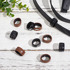 20Pcs 2 Colors Cowhide Belt Loop Ring&nbsp;DIY-GF0013-20B
