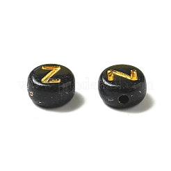 Plating Opaque Acrylic Beads&nbsp;OACR-R005-03Z