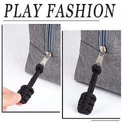 20Pcs 10 Colors Nylon Braided Zipper Pull Tab&nbsp;FIND-GF0004-46