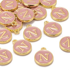 Golden Plated Alloy Enamel Charms&nbsp;X-ENAM-S118-07N