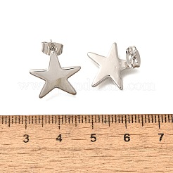 Brass Stud Earrings&nbsp;EJEW-B118-03P
