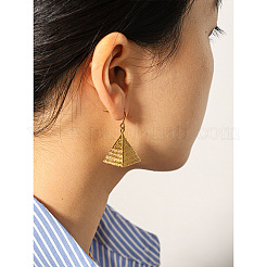 304 Stainless Steel Dangle Earrings for Women&nbsp;WG25E63-01
