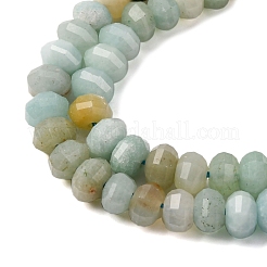 Natural Flower Amazonite Beads Strands&nbsp;G-P587-D08-01