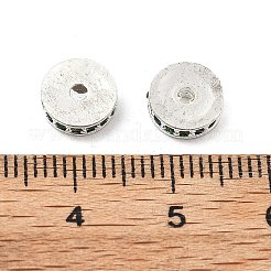 Brass Micro Pave Cubic Zirconia Beads&nbsp;KK-R216-15S-02