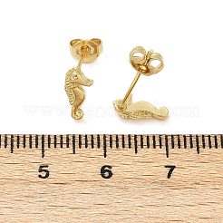 Brass Stud Earrings&nbsp;EJEW-R032-04G