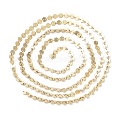 Yellow Gold Filled Flat Round Link Chains&nbsp;CHC-M023-18G