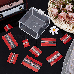 10Pcs 4 Styles Acrylic & Stainless Steel Self Adhesive Hinge&nbsp;FIND-BC0014-38