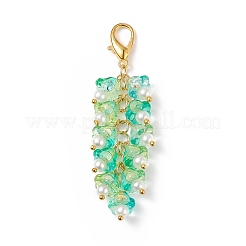 Trumpet Flower Glass Pendant Decorations&nbsp;HJEW-JM00800