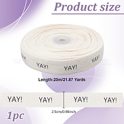 Polycotton Ribbon&nbsp;OCOR-WH0036-36