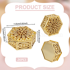 26Pcs PP Plastic Trinkets Storage Boxes with Lid&nbsp;CON-UN0001-11B