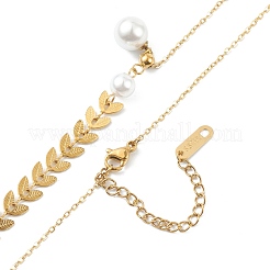 304 Stainless Steel Pendant Necklaces&nbsp;NJEW-K118-30G