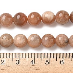 Round Natural Multi-Moonstone Beads Strands&nbsp;LS-G-I176-09-10mm-02