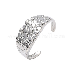 Brass Cuff Rings for Women&nbsp;RJEW-Z111-02P