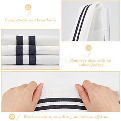 Polyester Elastic Ribbing Fabric for Cuffs&nbsp;LS-DIY-WH0028-96D