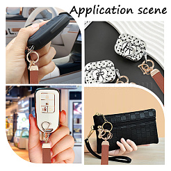 1 Sets PU Alloy Keychain&nbsp;AJEW-GF0010-84