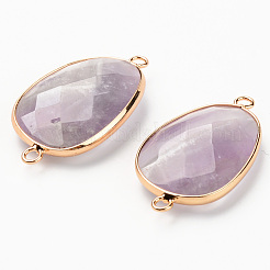 Natural Amethyst Links&nbsp;X-G-R464-003C