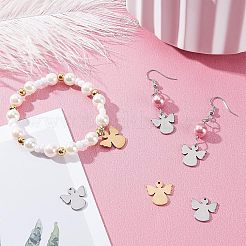 40Pcs 2 Colors 304 Stainless Steel Charms&nbsp;STAS-UN0028-59