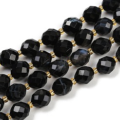 Natural Striped Agate/Banded Agate(Dyed & Heated) Beads Strands&nbsp;G-N342-149I-20