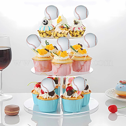 12Pcs Paper Cake Toppers&nbsp;DIY-CN0003-88