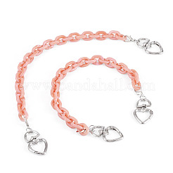 2Pcs Acrylic Link Bag Extender Chains&nbsp;HJEW-TAC0140