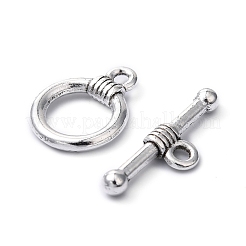 Tibetan Style Alloy Toggle Clasps&nbsp;LF0034Y-NF