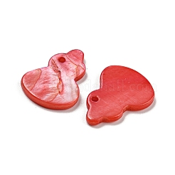 Dyed Natural Freshwater Shell Pendants&nbsp;BSHE-G034-11D