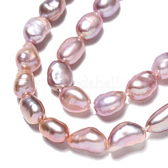 Natural Cultured Freshwater Pearl Beads Strands&nbsp;PEAR-N014-05F
