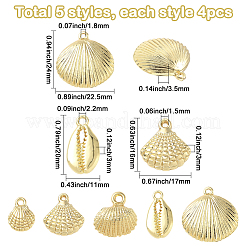20Pcs 5 Styles Alloy Pendants&nbsp;FIND-SC0021-03