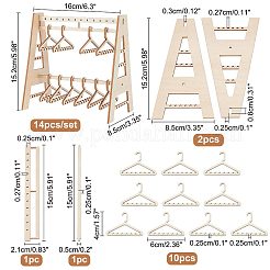 1 Set Wood Earring Display Stands&nbsp;EDIS-PH0001-62