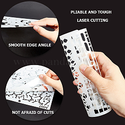 16Pcs 16 Styles Plastic Hollow Out Painting Stencils Sets&nbsp;DIY-WH0401-85