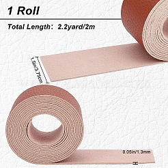 PU Leather Fabric Plain Lychee Fabric&nbsp;AJEW-WH0034-89C-03