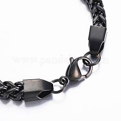 304 Stainless Steel Wheat Chain Bracelets&nbsp;BJEW-H508-06B