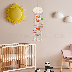 Cloud Wooden Hairpin Hair Clip Hanging Holder Storage Organizer&nbsp;WH-WG78846-01