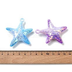 UV Plating Opaque Acrylic Big Pendants&nbsp;AC-CBA617C-04