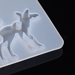 Christmas Reindeer Pendant Silicone Molds&nbsp;X-DIY-I026-13