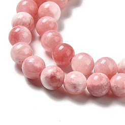 Natural Green Jade Beads Strands&nbsp;G-G757-04-6mm