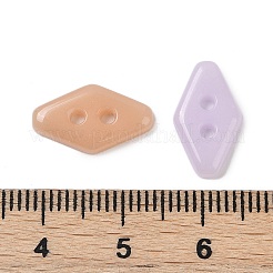 2-Hole Glass Buttons&nbsp;PORC-R010-08