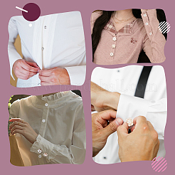 8Pcs 4 Styles Alloy Cufflinks&nbsp;HJEW-NB00332